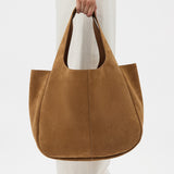Oroton Emilia Large Tote Suede | Teak
