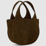 Oroton Emilia Mini Tote Suede | Husk Brown