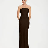 Effie Kats Monroe Gown | Coffee
