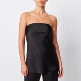 Mossman Toulouse Strapless Top | Black