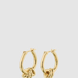 Oroton Julia Knot Hoop | Gold (PRE-ORDER)