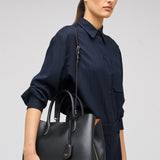 Oroton Muse Three Pocket Bag | Black (PRE-ORDER)