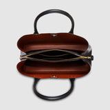 Oroton Muse Three Pocket Bag | Black (PRE-ORDER)