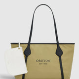 Oroton Ponza Medium Tote Canvas | Ice Coffee (PRE-ORDER)