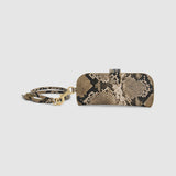 Oroton Cecile Sunglass Case | Taupe/Black