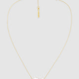 Oroton Marleigh Pearl Pendant | Worn Gold/ White