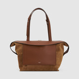 Oroton Mica Medium Tote Suede | Teak