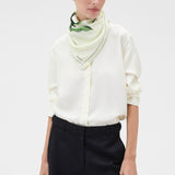 Oroton Botanical Daisy Scarf | Cream (PRE-ORDER)