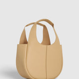 Oroton Emilia Mini Tote Pebble | Butterscotch