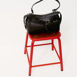 Oroton Cleo Shoulder Bag Crackle | True Chocolate