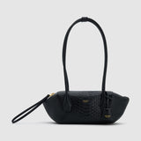 Oroton Breeze Texture Baguette | Black Snake (PRE-ORDER)