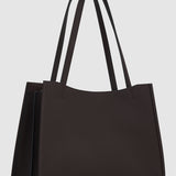 Oroton Millie Work Tote | Dark Chocolate