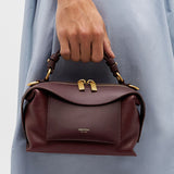 Oroton Mica Mini Bowler | Currant