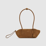 Oroton Breeze Baguette Suede | Dark Teak (PRE-ORDER)