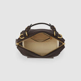 Oroton Mica Workmanship Bowler Mini |  Dark Chocolate (PRE-ORDER)