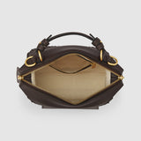 Oroton Mica  Workmanship Bowler |  Dark Chocolate (PRE-ORDER)