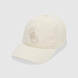 Oroton Logo Cap | Antique White (PRE-ORDER)
