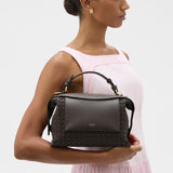 Oroton Mica  Workmanship Bowler |  Dark Chocolate (PRE-ORDER)