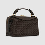 Oroton Mica  Workmanship Bowler |  Dark Chocolate (PRE-ORDER)