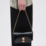 Oroton Etta Mini Clutch Crackle | Black (PRE-ORDER)