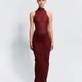 Effie Kats Pilar Mesh Skirt | Rust (PRE-ORDER)