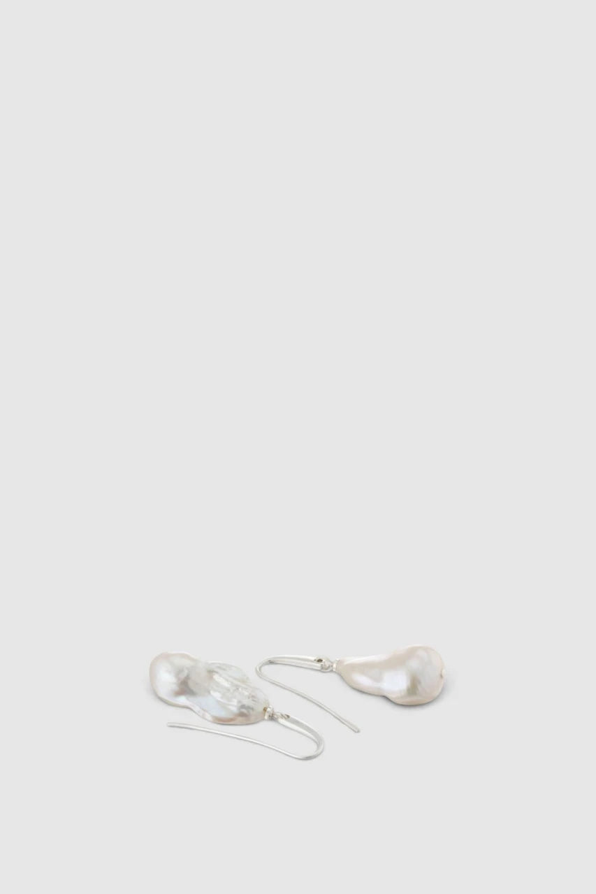Oroton Marleigh Earrings | Silver Pearl
