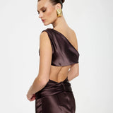 Effie Kats Perez Top| Chocolate