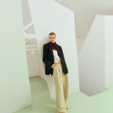 Oroton Double Breasted Blazer | Dark Chocolate