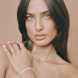 Porter Baby Celestial Necklace | Gold/Clear