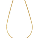 Porter Hailey Snake Necklace 3mm 45cm | Gold