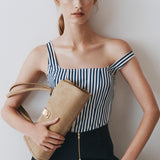 Oroton Millie Baguette Suede | Caper