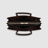 Oroton Muse 15" Worker Tote | Dark Chocolate