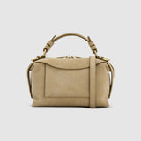 Oroton Mica Mini Bowler Suede | Caper (PRE-ORDER)