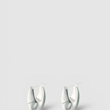 Oroton Banks Hoops | Bright Silver (PRE-ORDER)