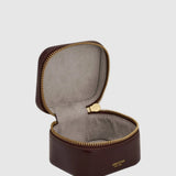 Oroton Indi Travel Jewellery Mini Case Crackle | Copper