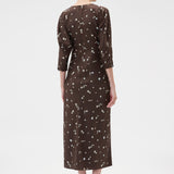 Oroton Mini Daisy Day Dress | Milk Chocolate (PRE-ORDER)