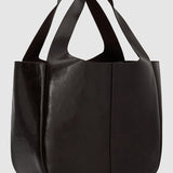 Oroton Emilia Large Tote Crackle | Dark Chocolate
