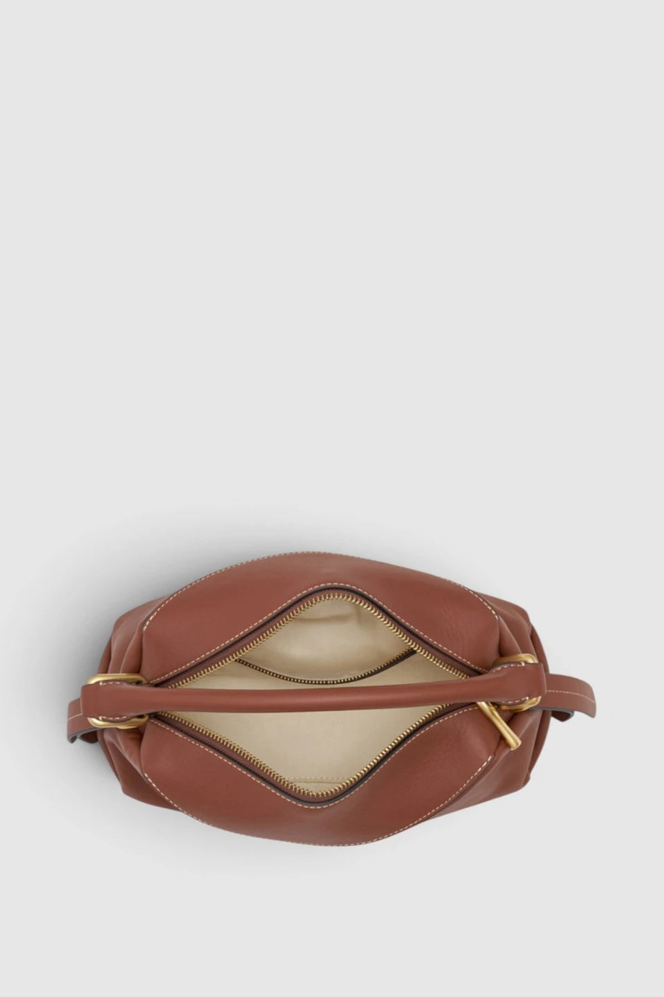 Oroton Lewis Day Bag Smooth | Chestnut (PRE-ORDER)
