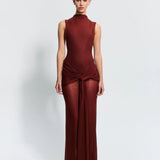 Effie Kats Roza Maxi Dress | Rust (PRE-ORDER)