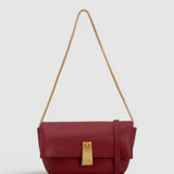Oroton Etta Mini Clutch Smooth | Garnet (PRE-ORDER)