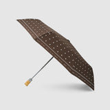 Oroton Bamboo Small Umbrella | Chocolate Dot