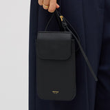 Oroton Margot Phone Crossbody | Black