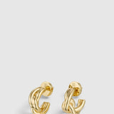Oroton Briar Hoop Earring | Gold (PRE-ORDER)