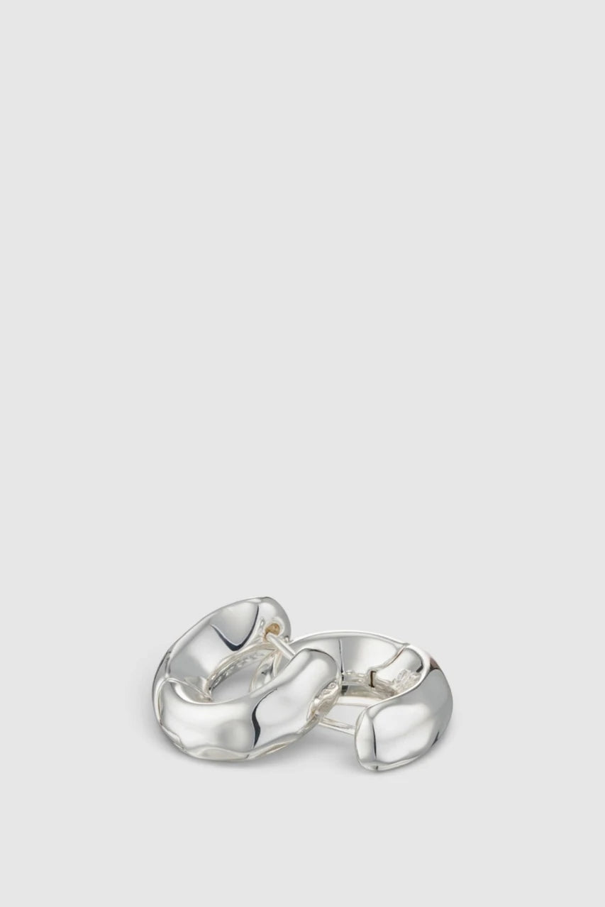 Oroton Aurie Huggie | Bright Silver