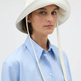 Oroton Nell Bucket Hat | Antique White