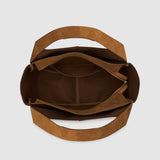 Oroton Emilia Large Tote Suede | Teak