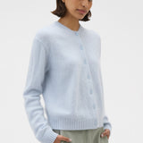 Oroton Cashmere Blend Cardigan | Soft Blue