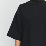 Max Cotton Oversized Tee Black