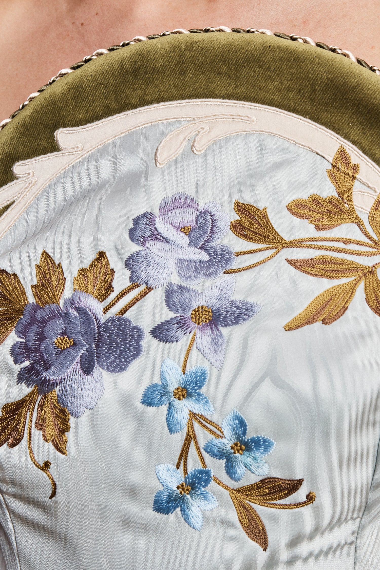 ODESSA EMBROIDERED MIDI DRESS