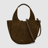 Oroton Emilia Mini Tote Suede | Husk Brown